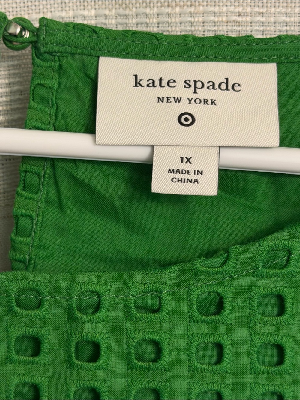 Kate Spade New York x Target Eyelet Shell Tank Top | 100% Cotton - Picture 2 of 5